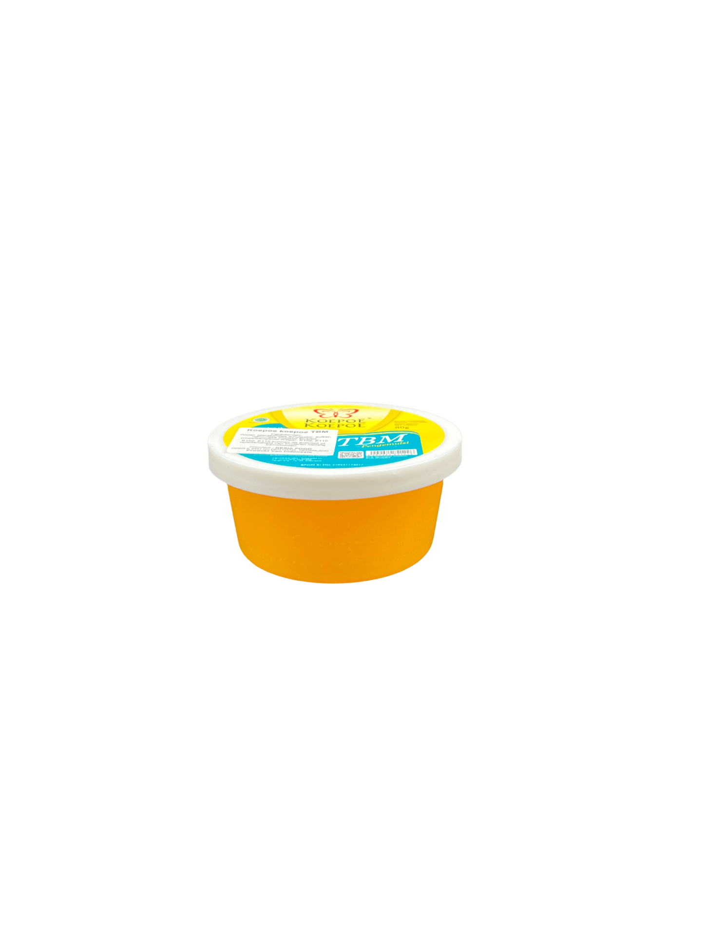 Nesia Food Koepoe Koepoe TBM Koch- und Backzutaten, Nahaufnahme der Verpackung und Produktbezeichnung