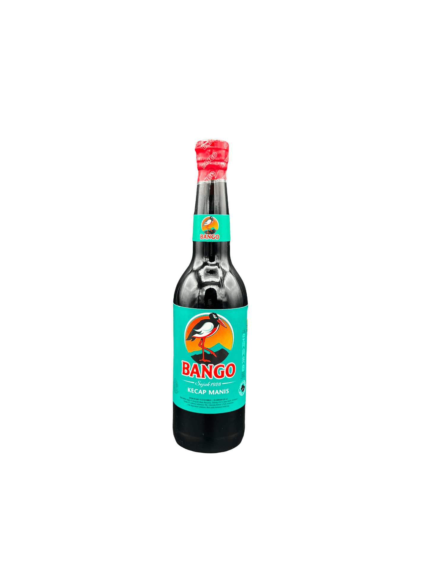 Nesia Food Bango Kecap Manis, süße indonesische Sojasauce, in Flasche, Lebensmittel, Nahaufnahme