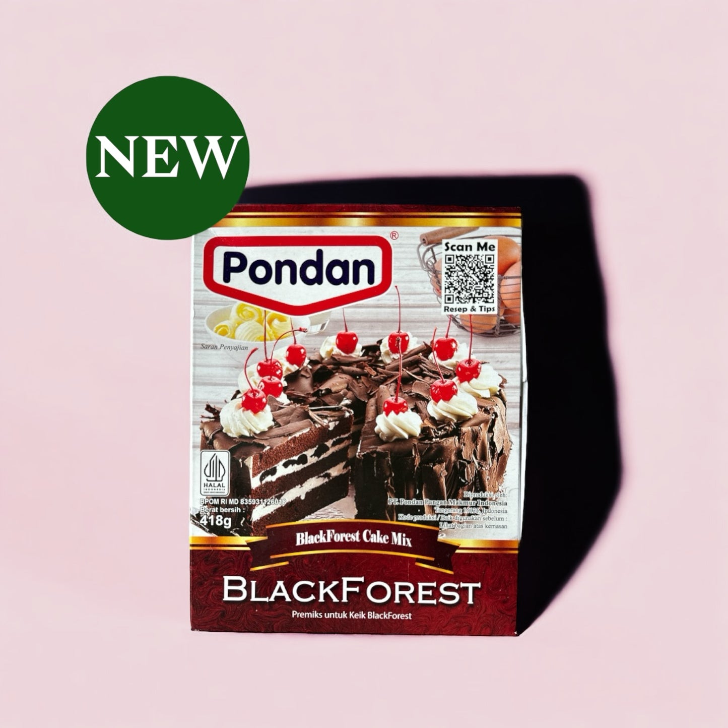 Pondan Black Forest Cake Mix - Java Markt