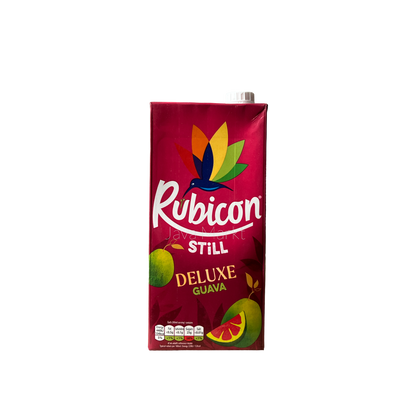 Oriental Merchant Guaven-Getränk in 1L Flasche, fruchtiges Guava-Erfrischungsgetränk, klare Flasche, detailliertes Etikett