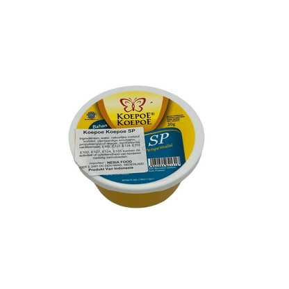 SP Pengemulsi von Koepoe Koepoe, Nesia Food, für Back- und Kochzutaten, in einer Packung mit weißem Pulver.