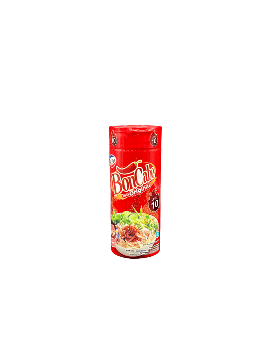 Kobe Boncabe Level 10 Kräuter und Gewürze von Nesia Food, Nahaufnahme der Gewürzmischung in der Verpackung