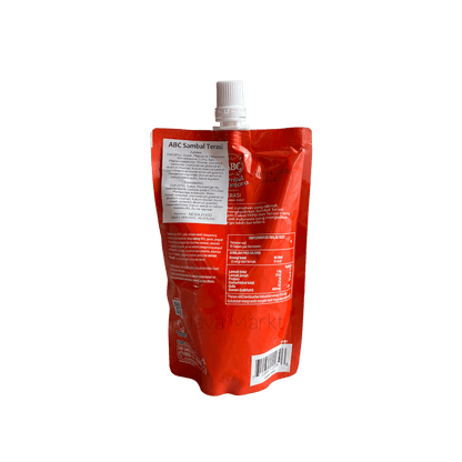 Nesia Food ABC Sambal Terasi in Beutel, scharfe indonesische Sambal mit Garnelenpaste, ideal für würzige Gerichte.