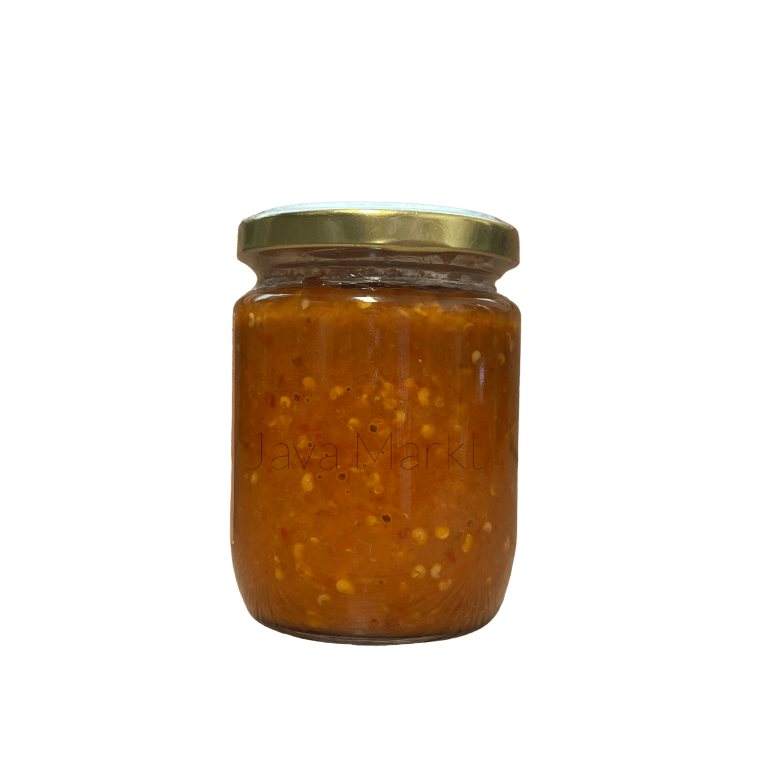 Sambal Bakso Extra Hot von Nesia Food, scharfe Chilisauce in einer Glasflasche, ideal für würzige Gerichte und Bällchen.