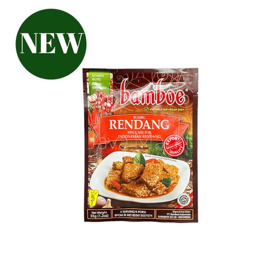 Bamboe Bumbu Rendang von Oriental Merchant, Kräuter und Gewürze für authentisches indonesisches Gericht, in einer Gewürzverpackung