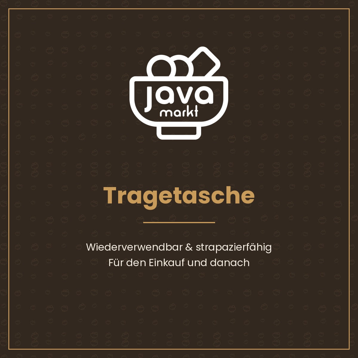 Java Markt Tragetasche