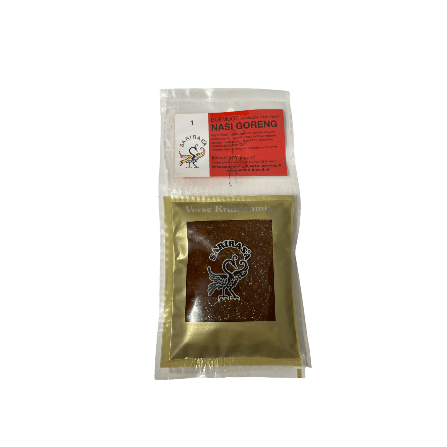 Vanka Kawat Sari Rasa Bumbu Nasi Goreng, authentische indonesische Gewürzmischung für Reisgerichte, in Verpackung sichtbar