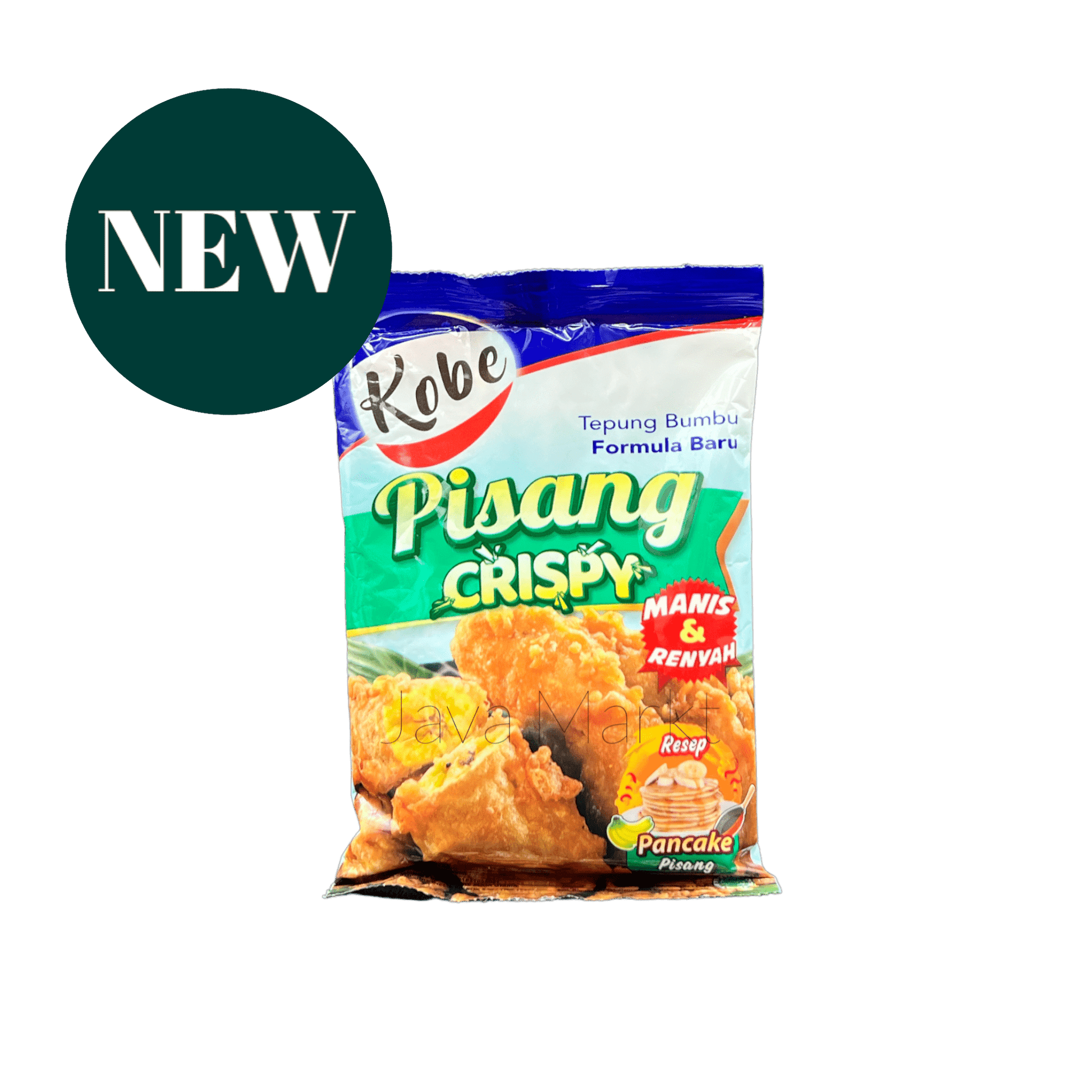 Vanka Kawat Kobe Pisang Crispy Mehlmischung, knuspriges Bananengewürz, Verpackungsbild, für leckeres Gebäck